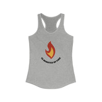 Flame Logo - Women's Ideal Racerback Tank