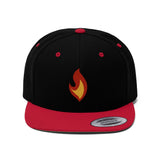 Flame Only - Unisex Flat Bill Hat