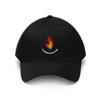 Flame with Text - Unisex Twill Hat