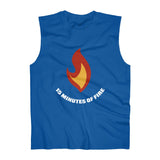 Flame with text - Men's Ultra Cotton Sleeveless Tank